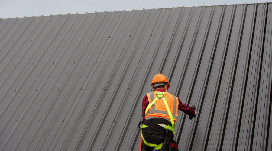 Professional metal roof installation services in Glen Haven, WI